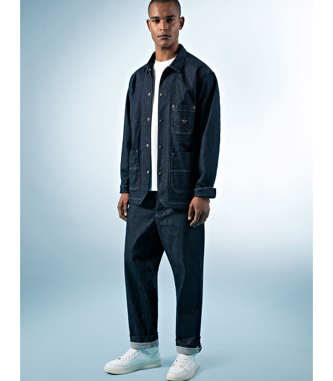 サルトリアーレ デニムカバーオール 詳細画像 ダークブルー 7